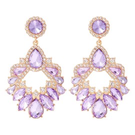 Rhinestone Earrings for Women Wedding Earrings Dainty Crystal Earrings Sparkly Chandelier Earrings Party Prom Wedding Guest Dresses for Women