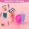 GANGBARU 40 Pcs Plastic Cowboy Boot Shot Glasses 1 Ounce