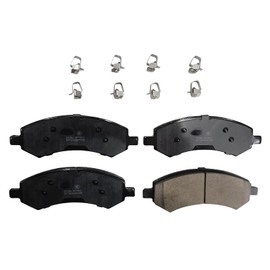 TAIROD D1084 Front Ceramic Brake Pad for Chrysler Aspen 2007-2009 | Dodge Durango 2007-2009, Dakota 2005-2010 2011, Ram 1500 2006-2010 | Ram 1500 2012-2018 | Mitsubishi Raider 2006-2009