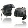 Milwaukee Leather SH231 Men's Black Leather Warm Gauntlet Motorcycle Cold