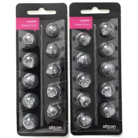 Oticon 2 Packs Oticon miniFit 8mm Power Domes For Hearing Aids. 20 Domes Total.