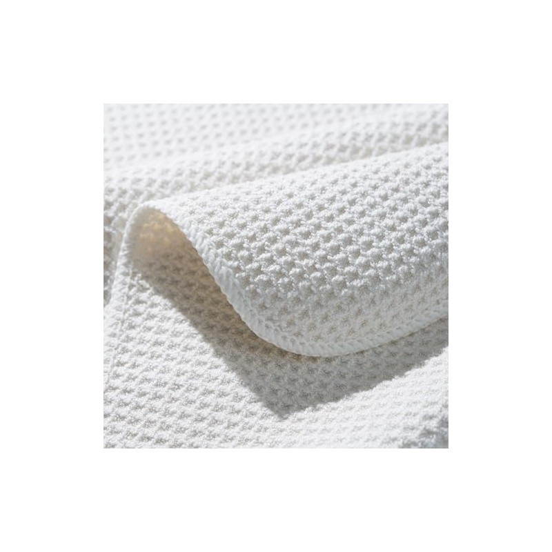 Polyte Toalla de Cocina Microfibra Waffle 340 gsm, 40.6x71.1 cm,