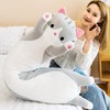 Long Cat Plush Pillow Soft Cat Hugging Pillow Stuffed Animal