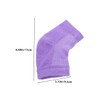 WOONEKY 4pairs Moisturizing Gel Heel Socks of High Heel Protectors