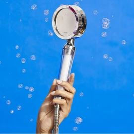 Showerhead with high water pressure that frequently changes JAJU filters_Silver, Other Other_FRFR / 자주 JAJU 필터를 바꿔쓰는 수압 센 샤워헤드_실버, 기타기타_FRFR