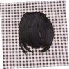 Mikinona Fashion Synthetic Wigs Clip in Forehead Hair Bangs Extensions