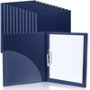 Teling 12 Pack Punchless Clamp Binder Folder 8.5 x 11