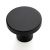Ravinte 20 Pack Cabinet Knobs Black Kitchen Cabinet Knobs Round