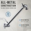G-Promise Shower Head Extension Arm, Stainless Steel Adjustable Extender with