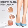 MHSY Gel Toe Separators for Overlapping Toes, 4PCS Bunion Correctors