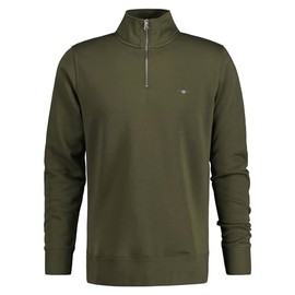 GANT Mens Half Zip Sweatshirt Juniper Green M