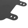 Motorcycle Front Number Plate Matte Black, Easy to Install License
