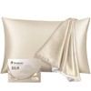 Warmstar Silk Pillowcase, 100% Natural, Grade 6A, 16.9 x 24.8