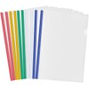 Pack of 10 Clear A4 Sliding Bar Binder, File Folder