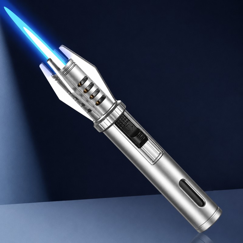 Refillable Butane Torch for Cooking – Adjustable Jet Flame with