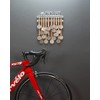 Qthrone Cycling Medal display Double hanger, Cyclist Medal Holder, Brushed