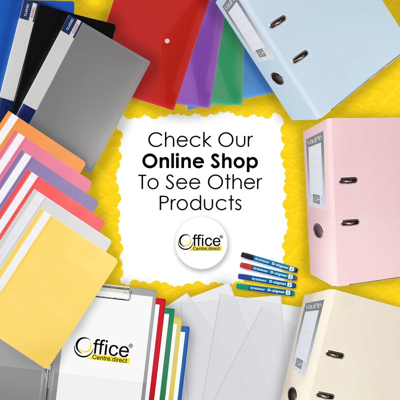 OFFICE CENTRE 1x Black A4 Large 75mm Lever Arch File