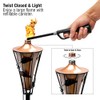 Matney Outdoor Metal Patio Torches – Use for Deck, Patio,