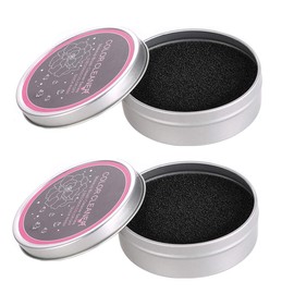 Juego de 2 brochas de maquillaje, esponja limpiadora para sombra de ojos o rubor, herramienta de esponja para quitar el color