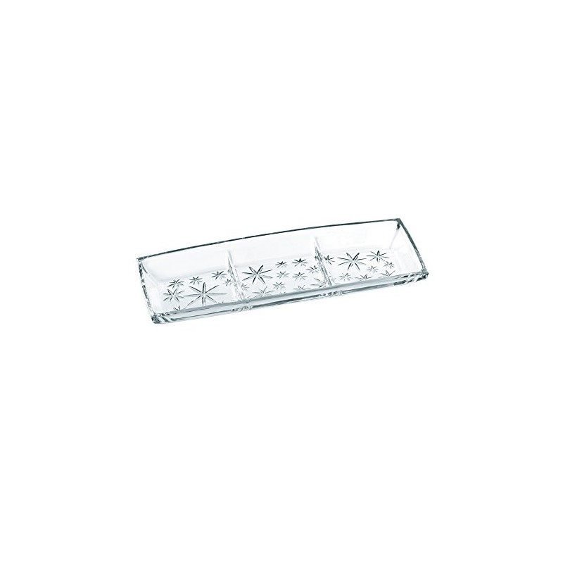 Nachtmann Stars Divided Tray, Clear