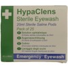 HypaClens Sterile Eyewash Pods, 20ml (Pack of 25)