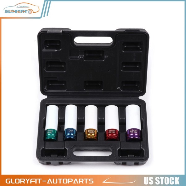 Gloryfit-autoparts Impact Socket Set Thin Wall Deep Wheel Protector 1/2"