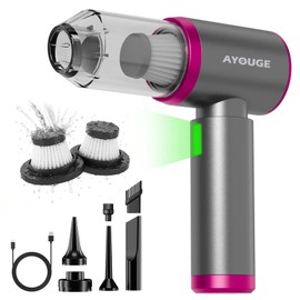 Car Vacuum Portable Cordless, 20000PA High Power Vacuum Cleaner, Brushless Motor, 3-Speed Modes, 4 in 1 Compressed Air Duster, Air Blower, Pump Handheld Vacuum with LED for Car, Home, Office, Camping