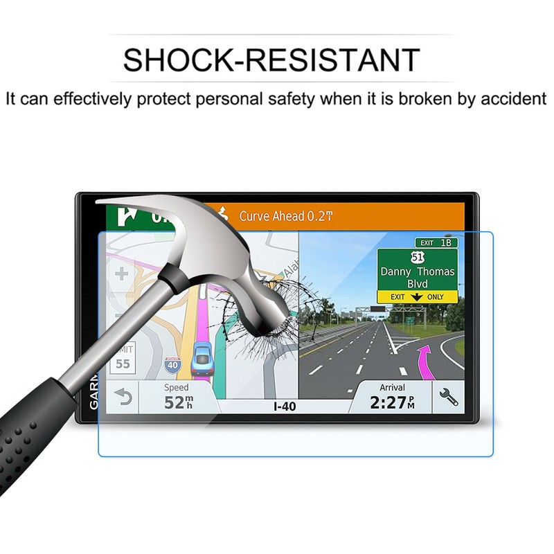 LFOTPP empered Glas 9H Kratzfest Anti-Fingerprint Displayschutzfolie GPS Kompatibel mit