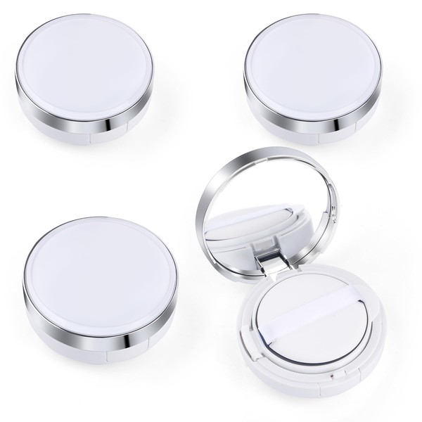 4 Pcs 15g/0.5oz Empty Air Cushion Puff Box Portable Make
