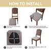 YUEANG Waterproof Seat Cover for Dining Room Chair Seat Covers