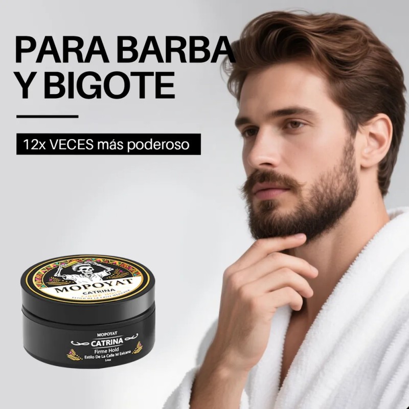 Crema Tratamiento Barba Crecimiento Cabello Barba Mopoyat