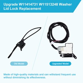 Upgrade W11414731 W11513248 Washer Lid Lock Replacement: Washer Latch for Whirlpool Crosley Maytag Washers