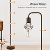 BoostArea Floor lamp,Industrial Floor Lamp,Standing Lamp with 6W LED Bulb,E26