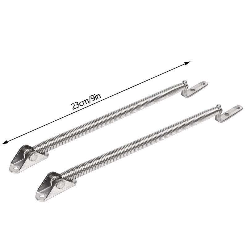 2pcs Hatch Support Spring 304 Stainless Steel 8 1/4in for