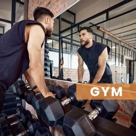 pertetey Home Gym Mirror, 63X24 Inch(1Pack) Large Frameless Tempered Glass Full Body Wall Mounted Mirror for Gym, Yoga, Exercise, Dance Studio