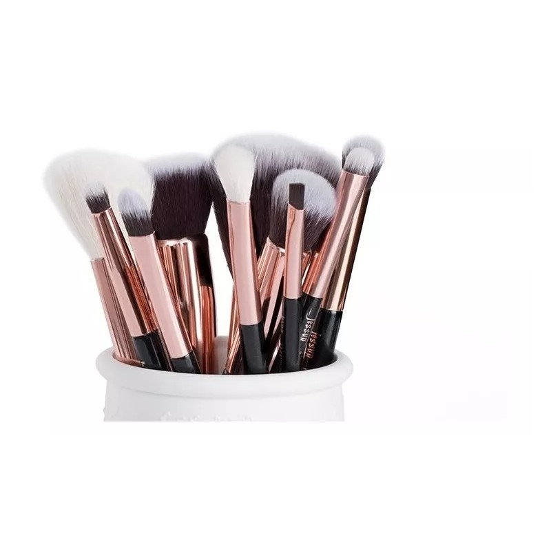 Jessup Set Brochas Maquillaje Profesional 10pz Jessup Originales