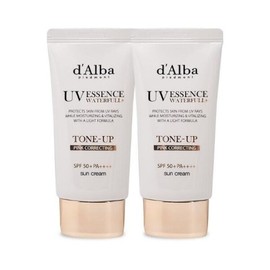 Dalba Waterful Tone-Up Sun Cream 50ml (SPF50+) Vegan Sun Cream 2 Pieces Ss / 달바 워터풀 톤업 선크림 50ml(SPF50+) 비건 선크림 2개 Ss