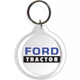 Ford Garden Farm Tractor Keychain Keyring Yard Lawn Mower hook holder Part