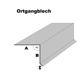 Gastro-Blechdesign 200 cm Location Sheet – Location Sheet Anthracite Grey RAL7016 – 5 x 12 cm Location Angle – 2 Metre Angle Plate – Roof End Sheet Roof Edge Sheet – Roof Edge Plate