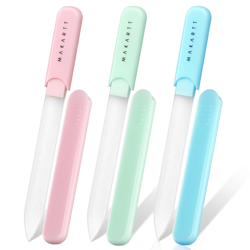 Makartt Glass Nail File for Natural Nails: Reusable Nail Care
