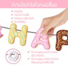 Donut Party Decorations Happy Birthday Banner Garland and Hanging Swirls