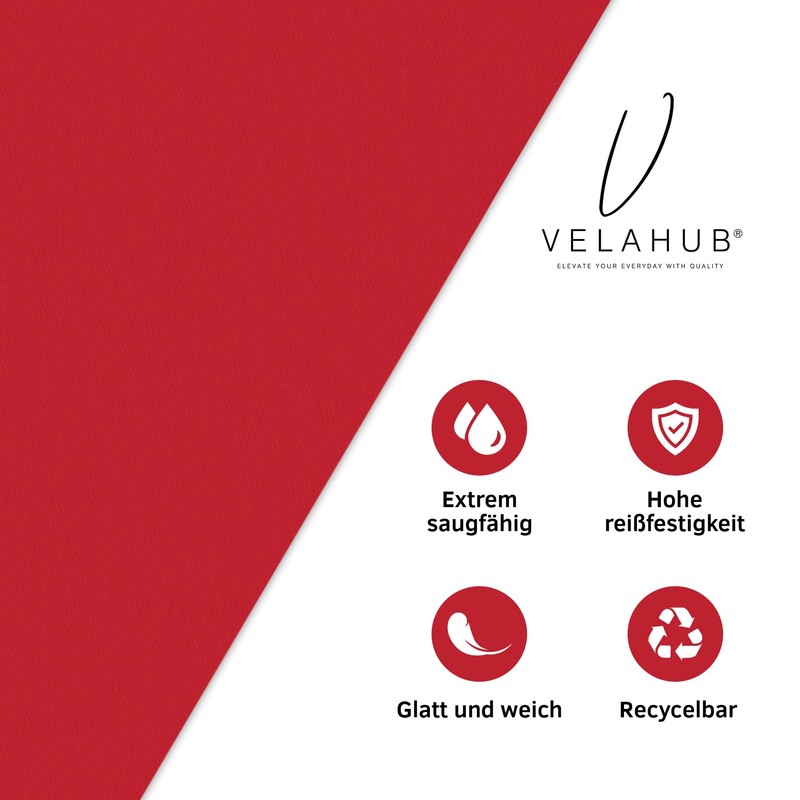 VelaHub Airlaid 50 Cutlery Napkins, High-Quality Disposable Napkins, 32 x