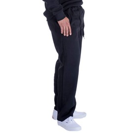 Mens Sweatpants Athletic Leg Opening Fleece Jogger Pants with Pockets