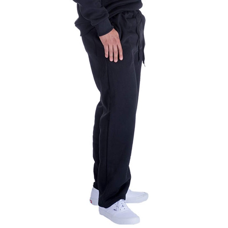 Mens Sweatpants Athletic Leg Opening Fleece Jogger Pants with Pockets