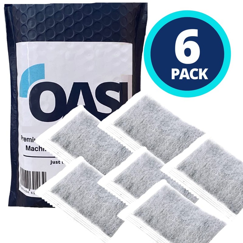 OASI Filters - 6 Sobres de Carbon Activado UNIVERSAL -