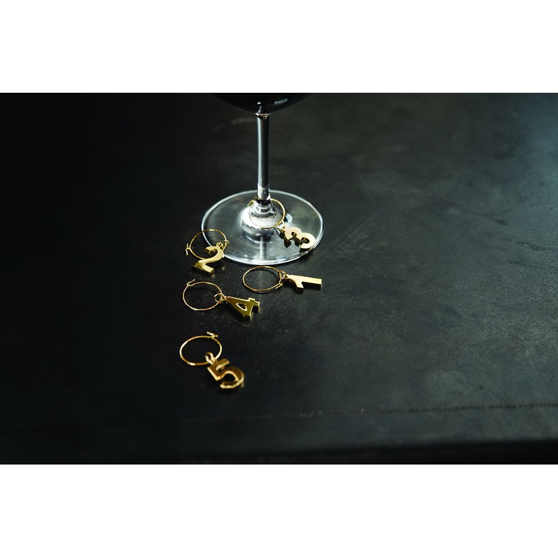 Viski Belmont Gold Plated Wine Charms