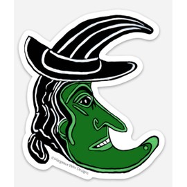 Margeaux Wex Wicked Witch Sticker Set of 2 Horror Gothic Salem Moon Wizard of Oz Villain Gift