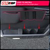 Zekzoop 2PCS Front Door Side Storage Tray Compatible with 2025