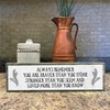 Motivation Wood Signs (Medium - Wood And Metal, Always Remember