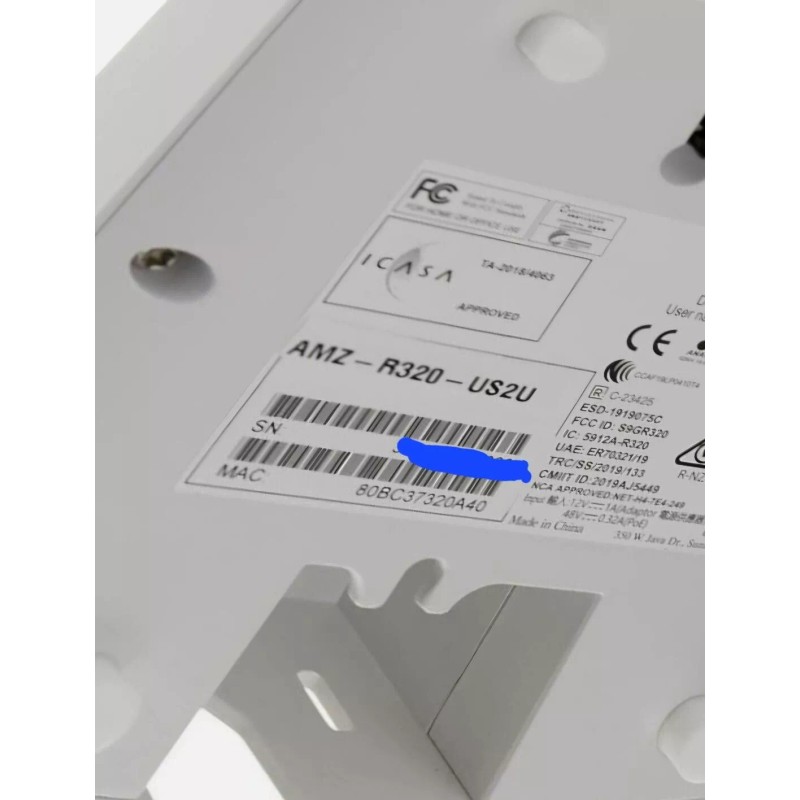 Ruckus 901-R320-WW02 Unleashed Wi-Fi 5 2x2:2 Dual Band Indoor Access